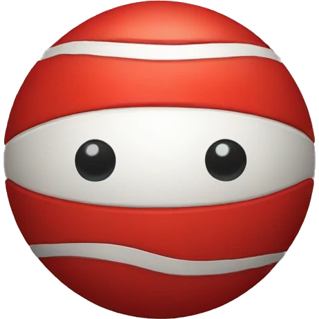 a red ball emoji