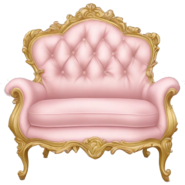 vintage pale pink rococo boudoir emoji
