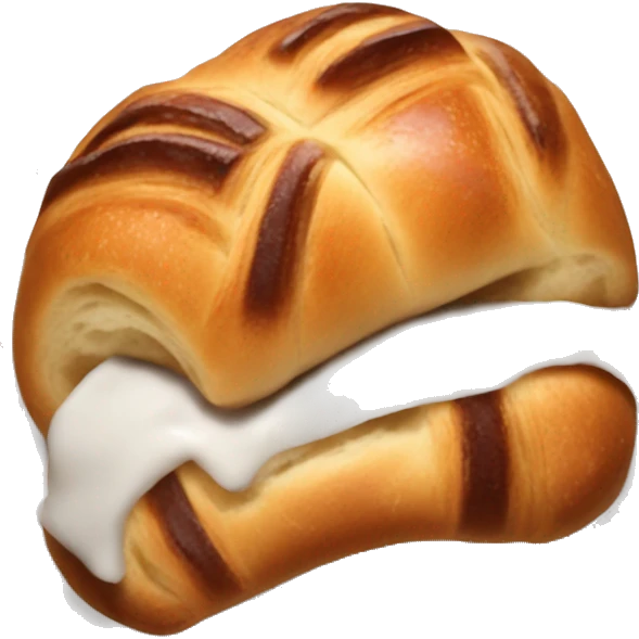 Pain au chocolat français  emoji
