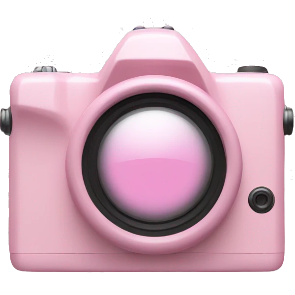 Baby pink digital camera  emoji