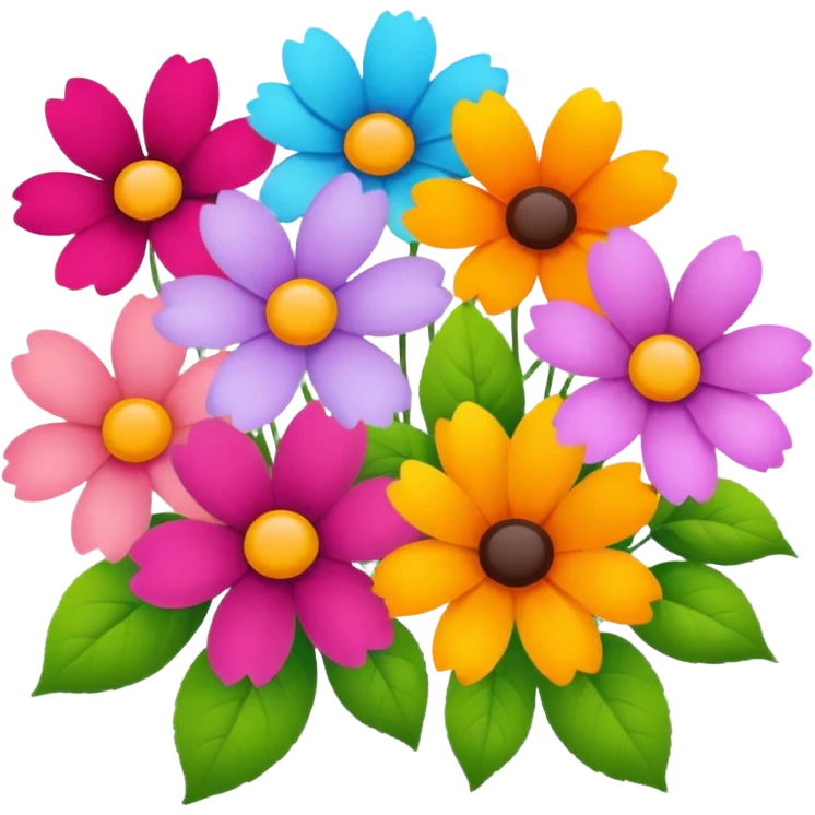 beautiful flowers  emoji