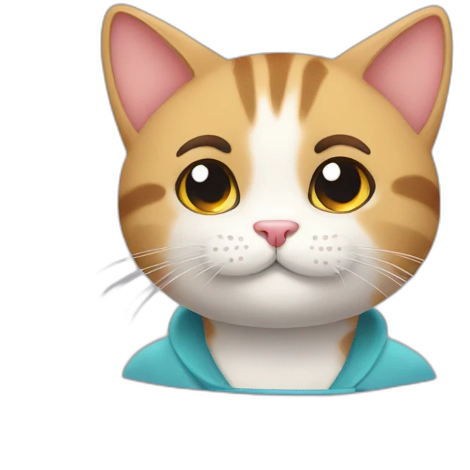 cute cat love emoji