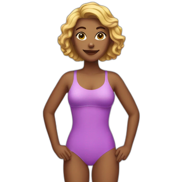 woman in bathing suit emoji