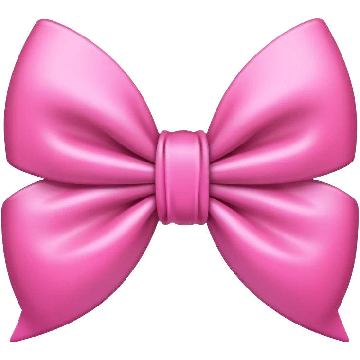 pink bow emoji