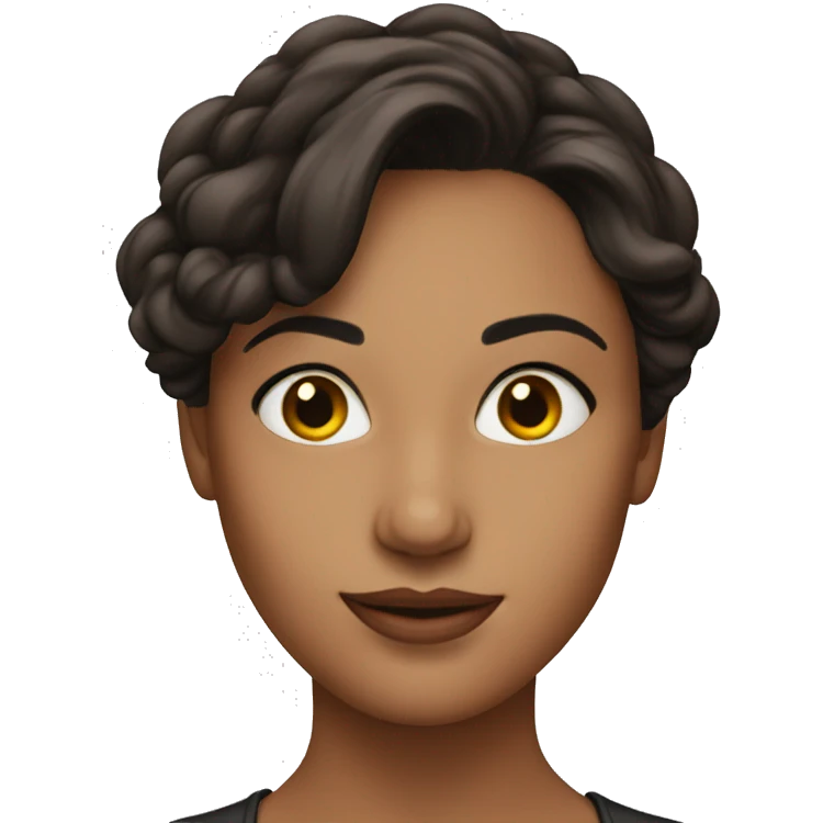 beautiful brunet actress emoji