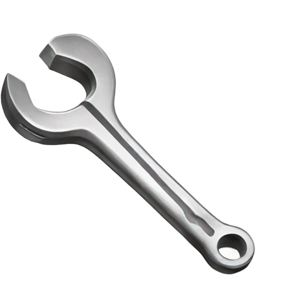 wrench on book emoji