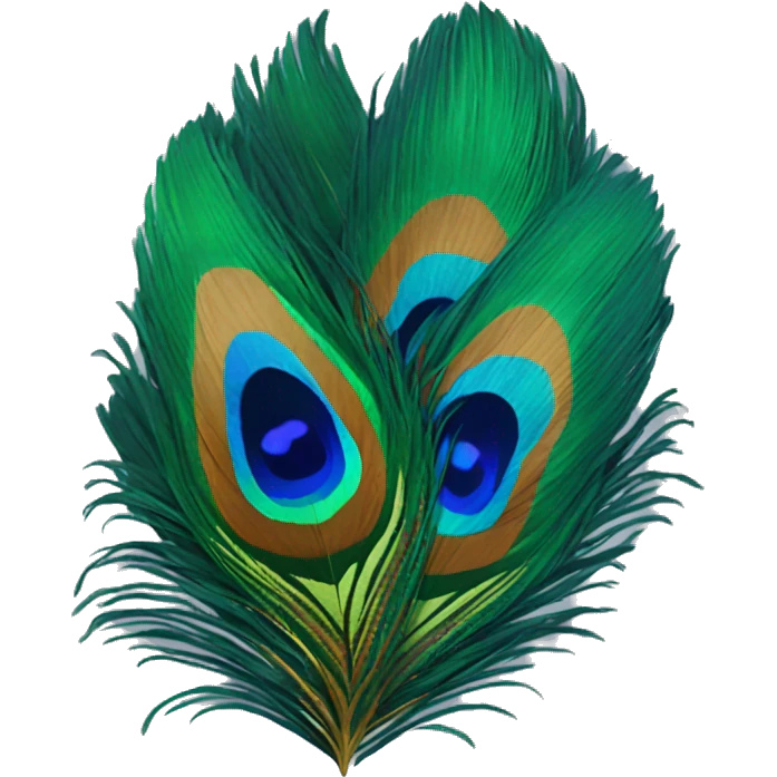 peacock feather emoji
