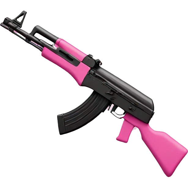 pink ak-47 emoji