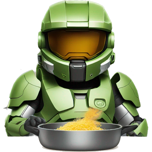 master chief cooking emoji