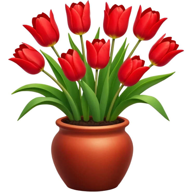 tulips pot emoji