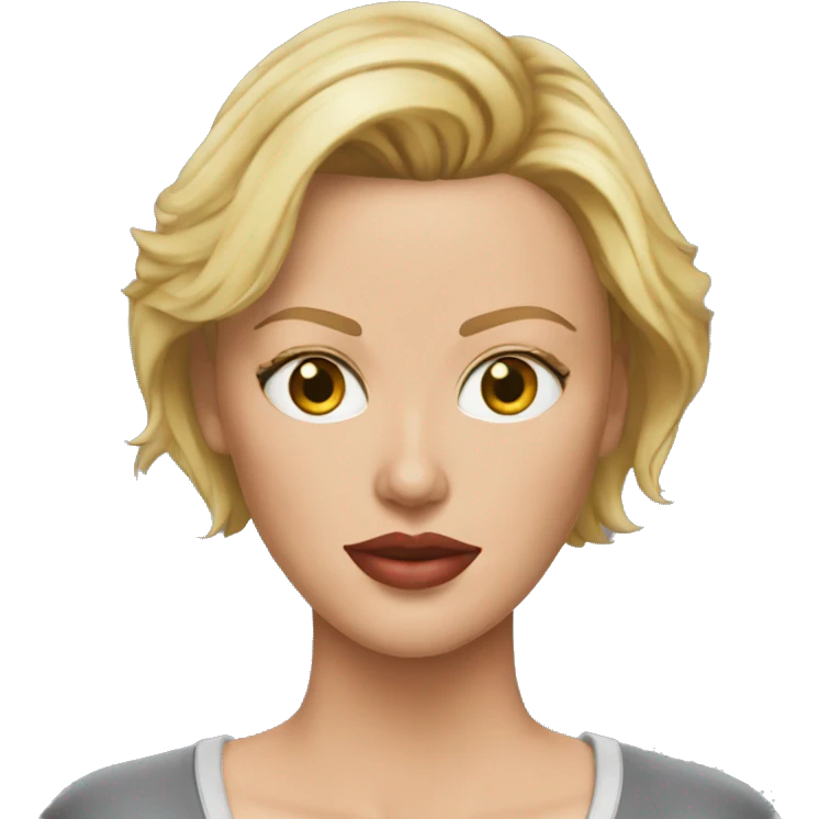 ultra realistic charlize theron wearing shirt emoji