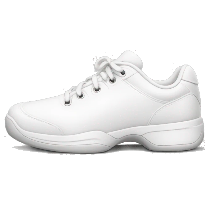 chunky white tennis shoe emoji