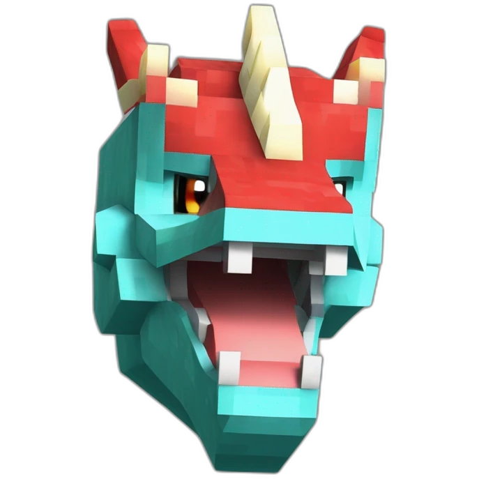 Pixelmon Minecraft Navodnenie Head Skin Reddragon emoji