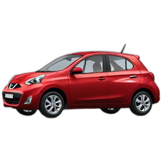 nissan micra rouge emoji