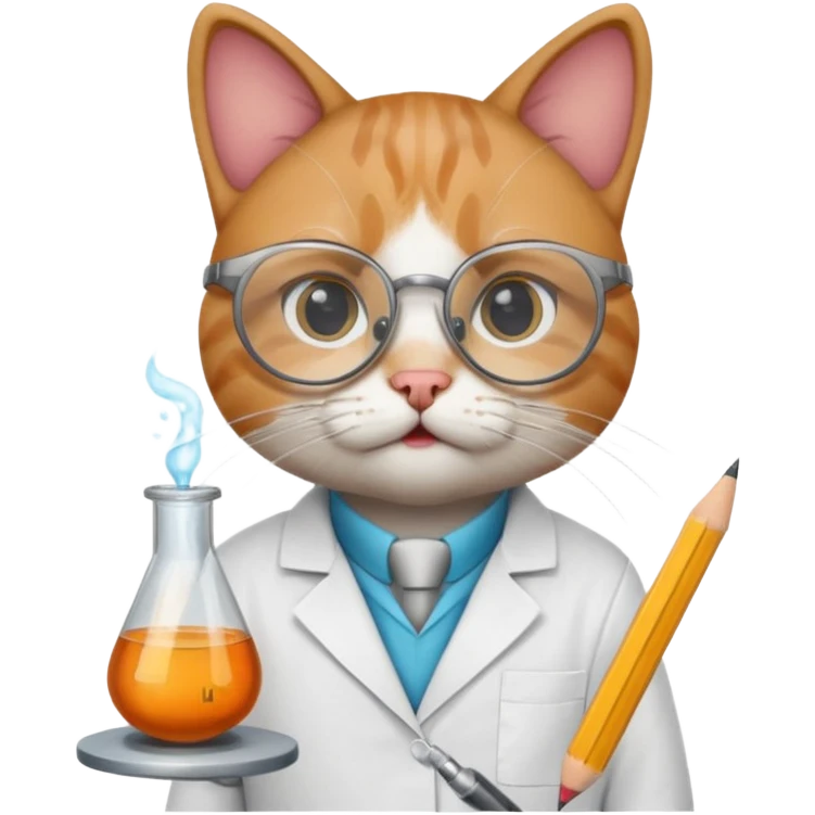 cat scientist emoji
