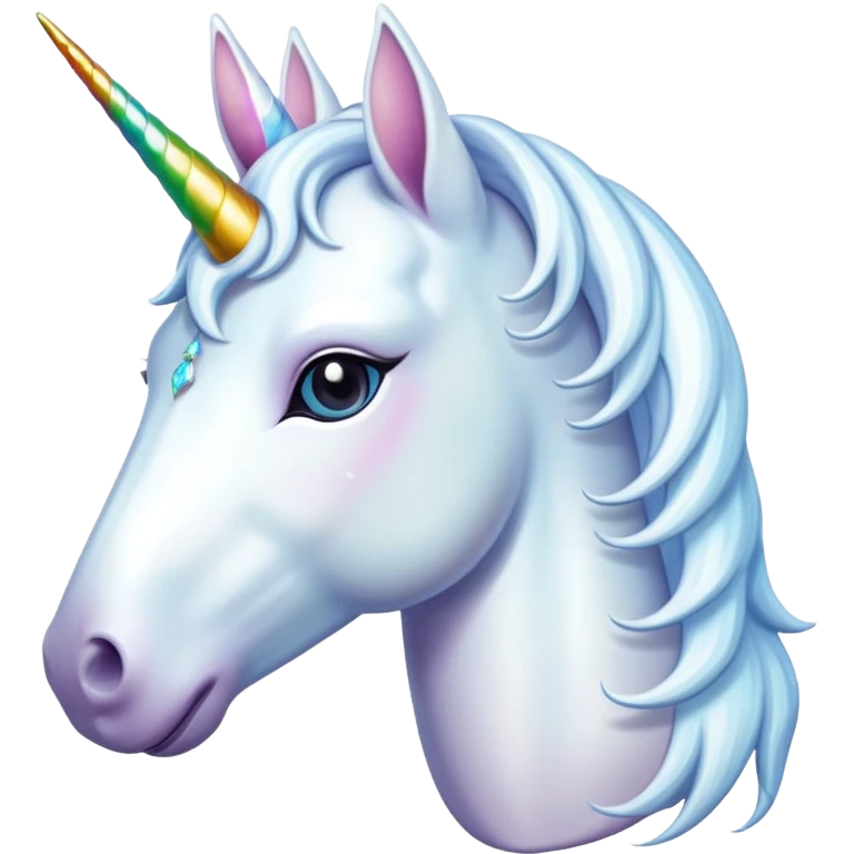 Unicorn white 🦄 emoji