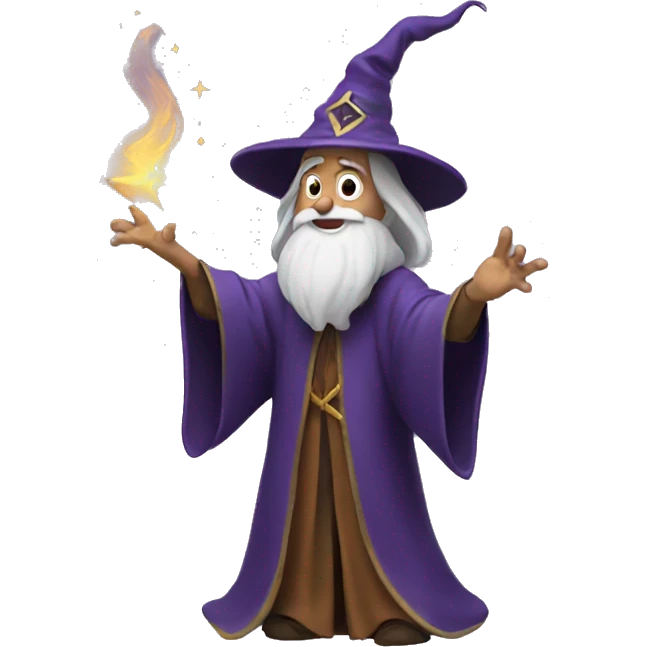 Wizard casting a spell emoji