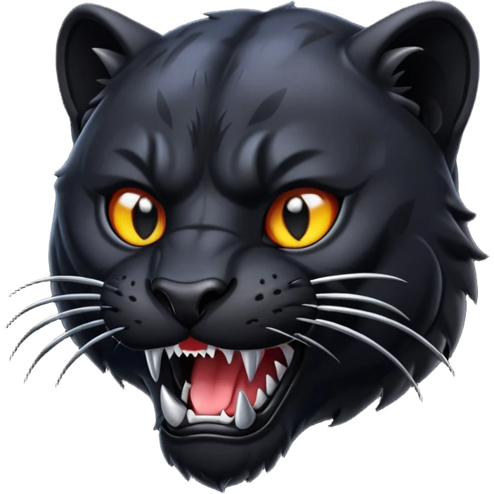 panther with fangs emoji