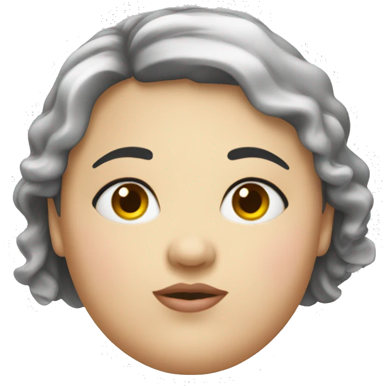 Fat girl  emoji