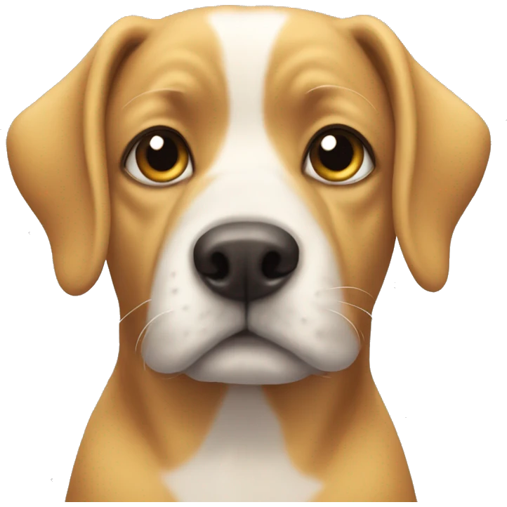 Fish side eyeing a dog emoji