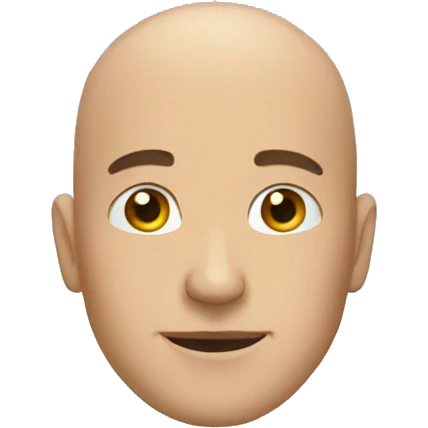 bald man emoji