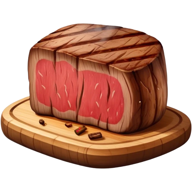 smoked steak emoji