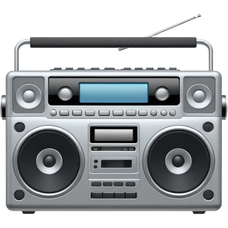 minimalistic boombox emoji