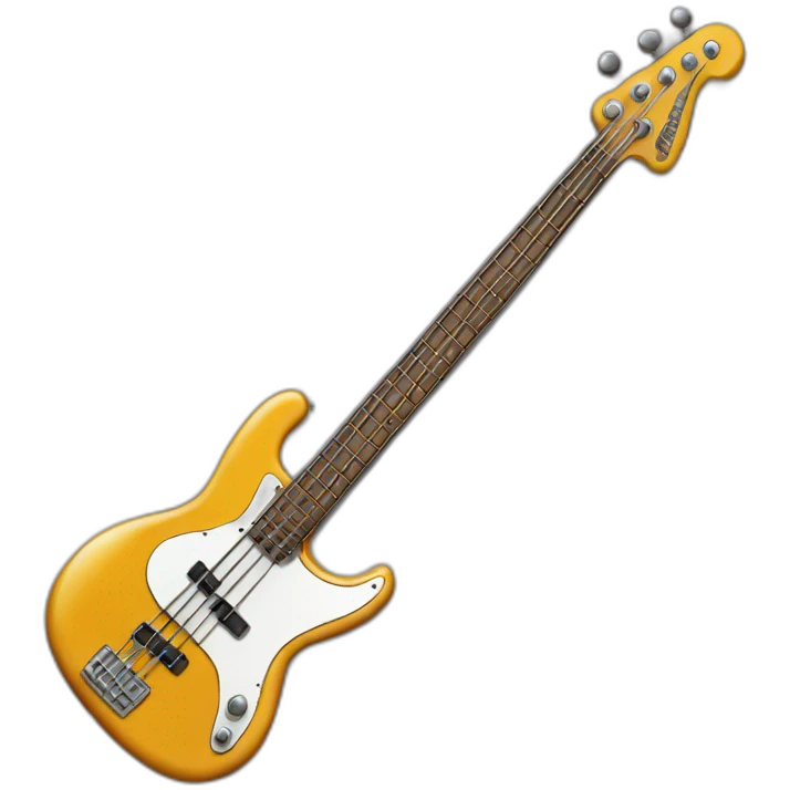 music bass guitar emoji