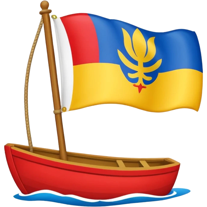 Fait le drapeau de la Guadeloupe  emoji