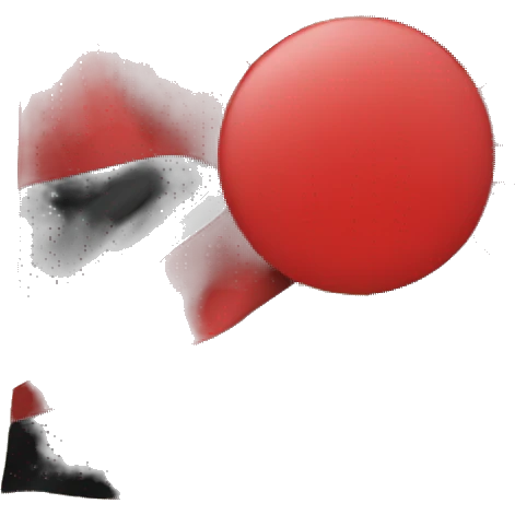 black and red flag with medium yellow circle in the centre emoji