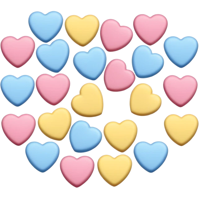 Candy hearts emoji