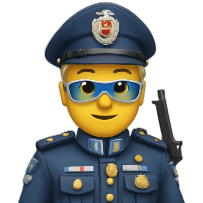 Gendarmerie nationale emoji