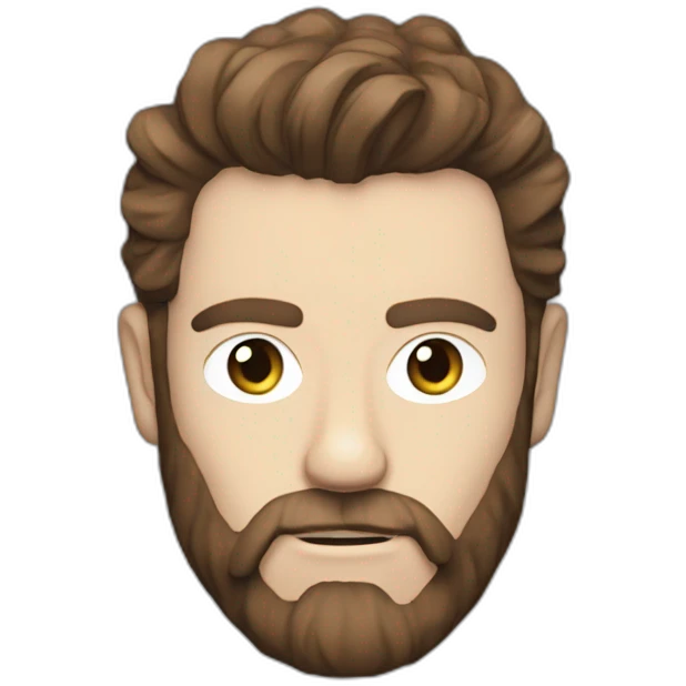 chet faker with his hair down emoji