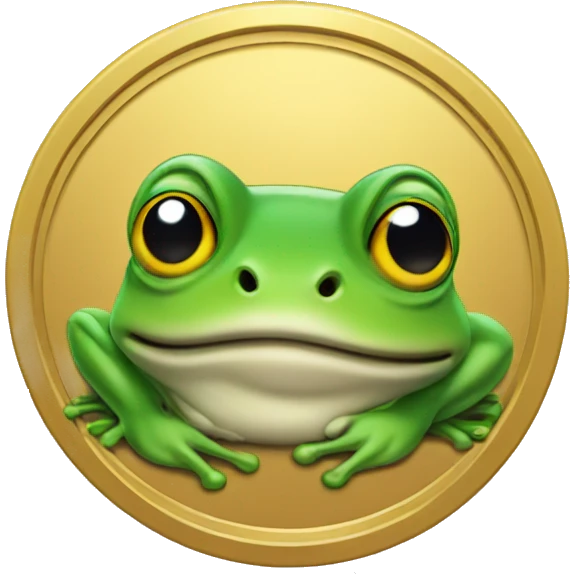 frog coin emoji