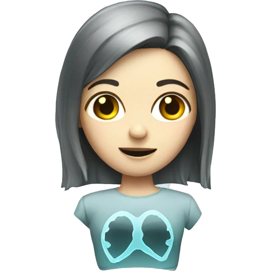 X-ray girl emoji