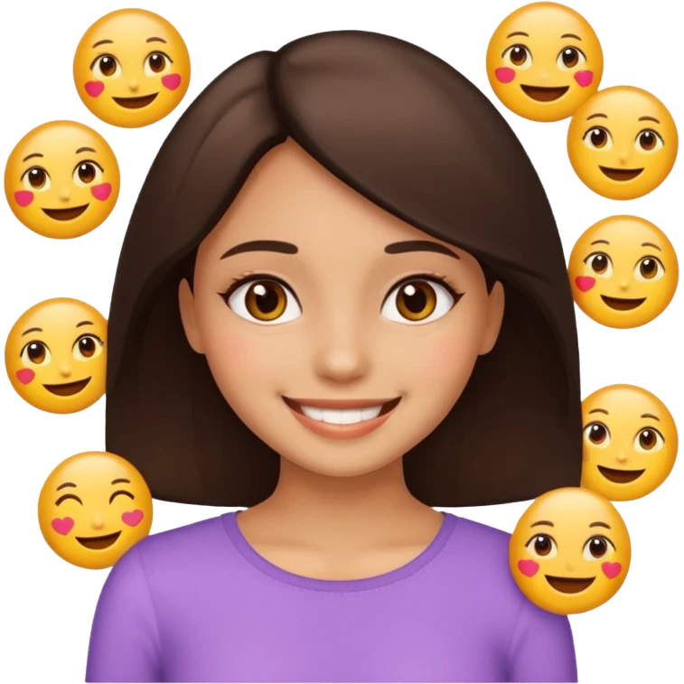 Emojis girly morena emoji