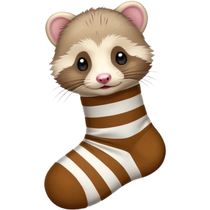 Ferret in a Sock emoji