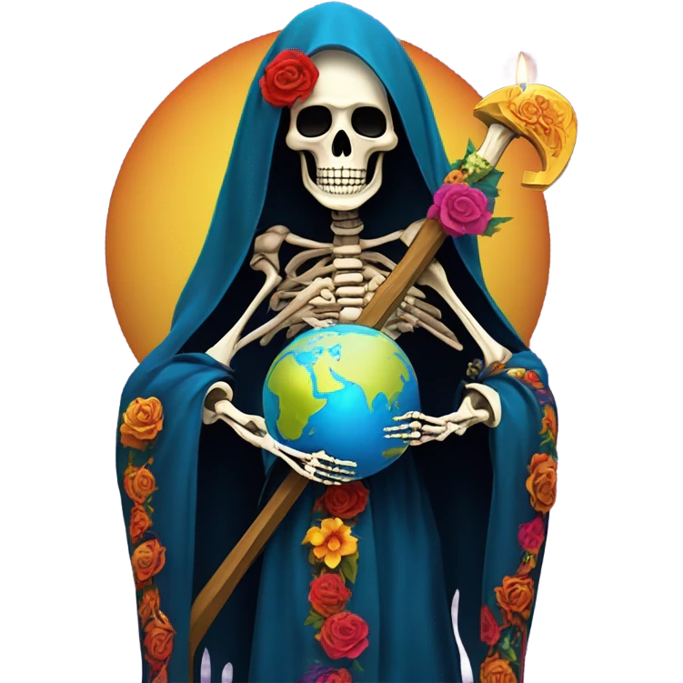 Santa muerte  emoji