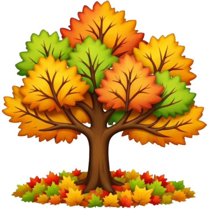 
autumn trees emoji