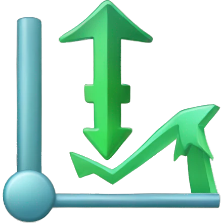 Encouragement and progress arrow emoji