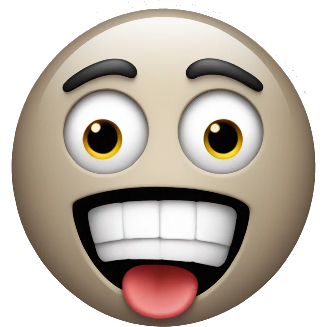 Smiley being shocked emoji