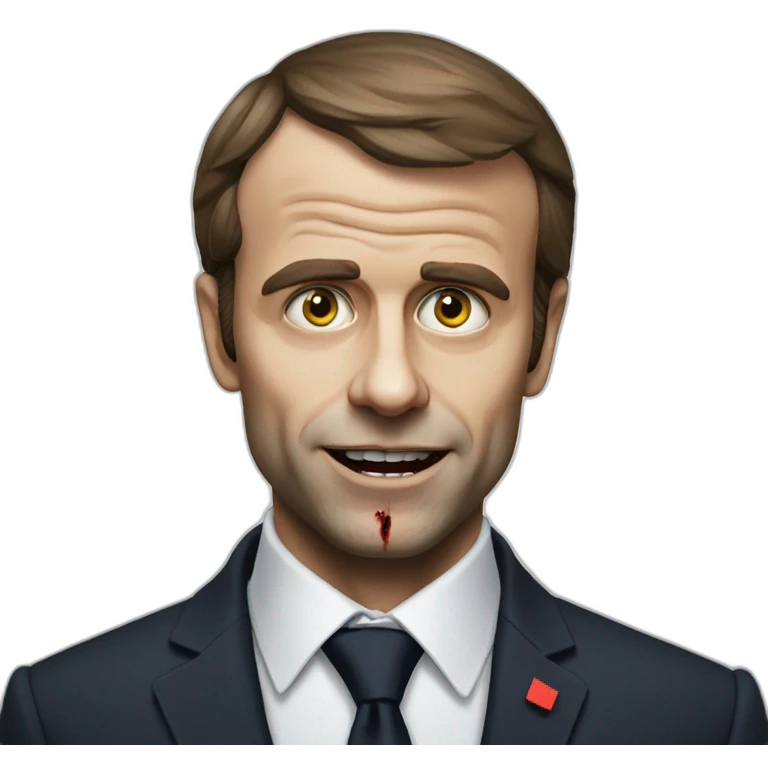 macron en zombie emoji