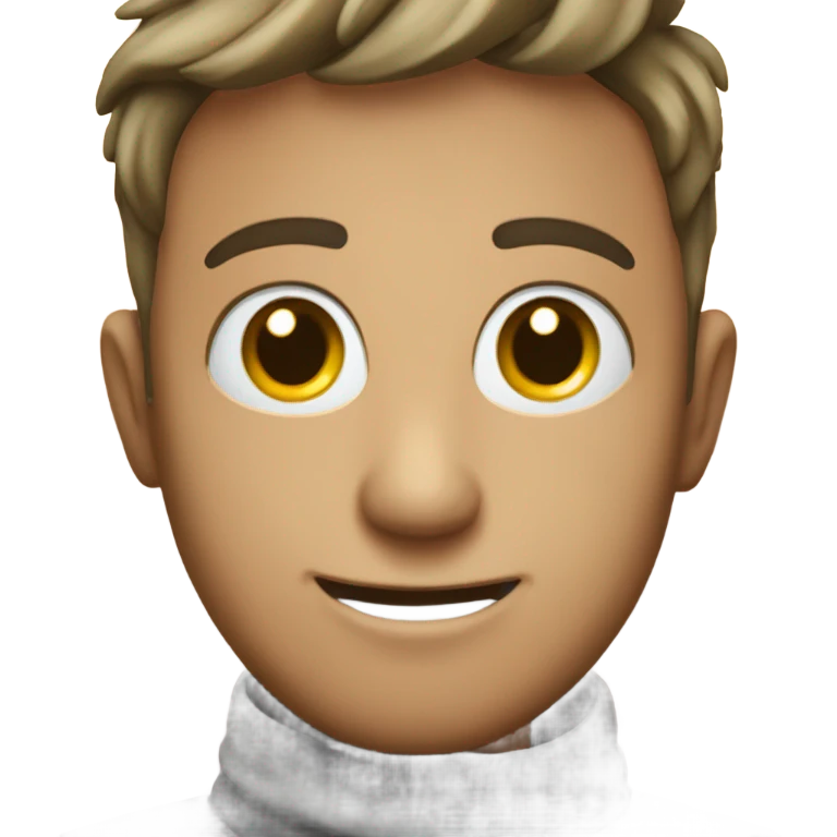 Persona feliz y emocionada con ojos llorosos emoji