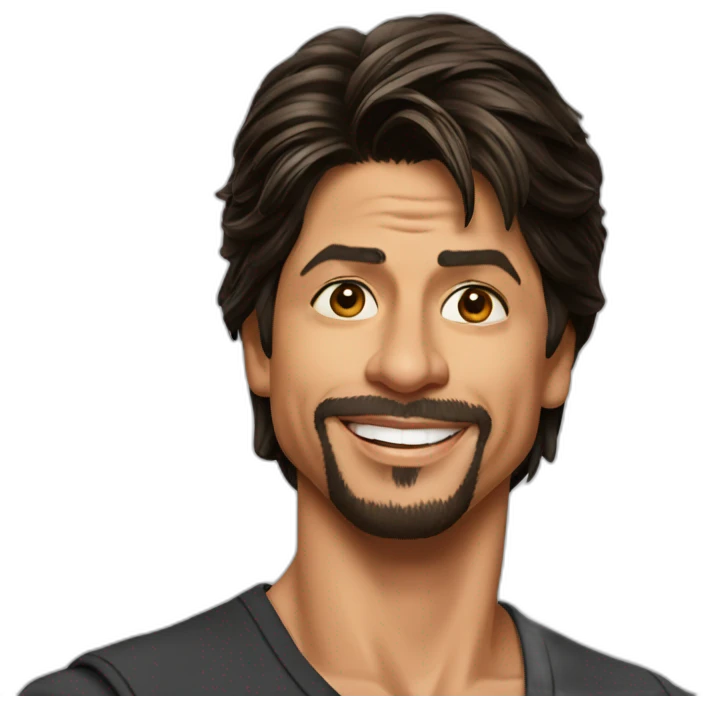 Shah rukh khan sending love emoji