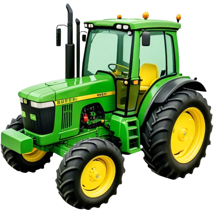 Tractor - John Deere 5055E (Model Year: 2021) (Iconic colour: Green with yellow) emoji