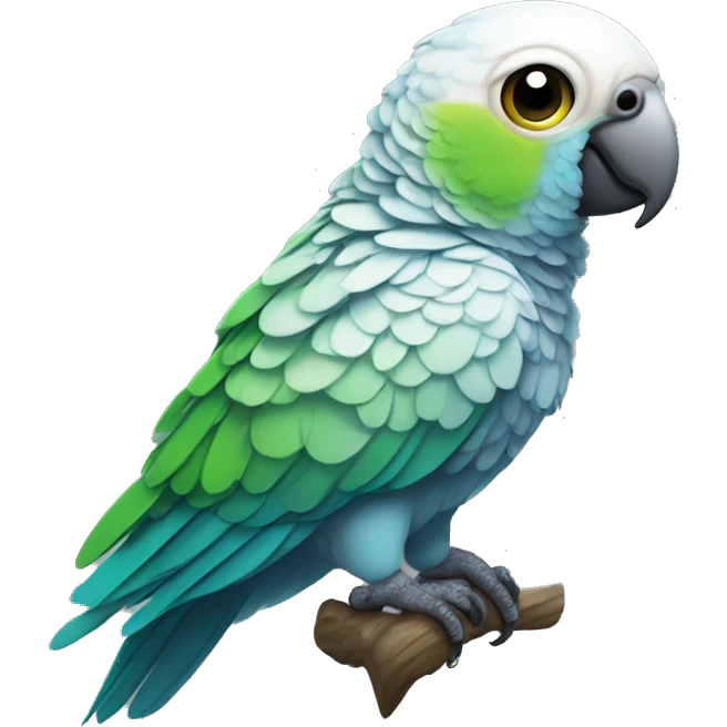 cyborg parakeet emoji