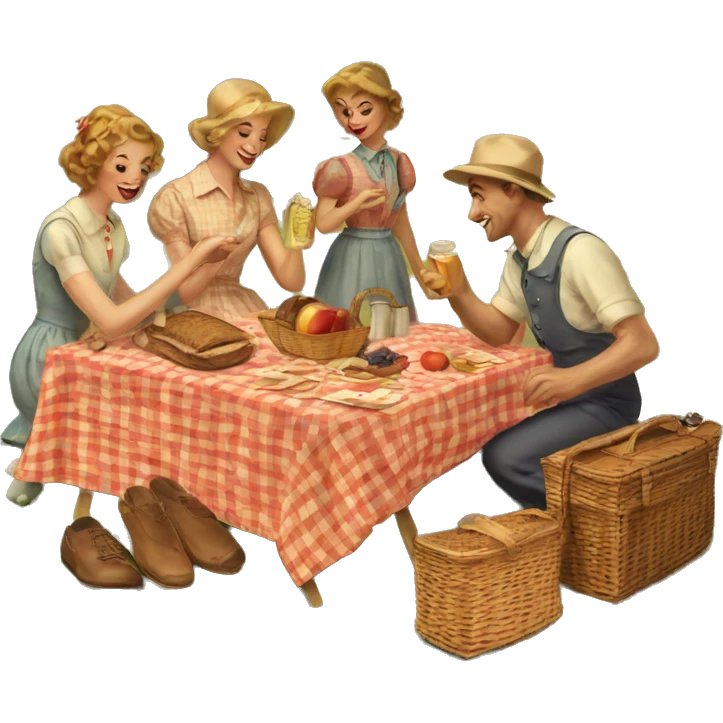 picnic vintage  emoji