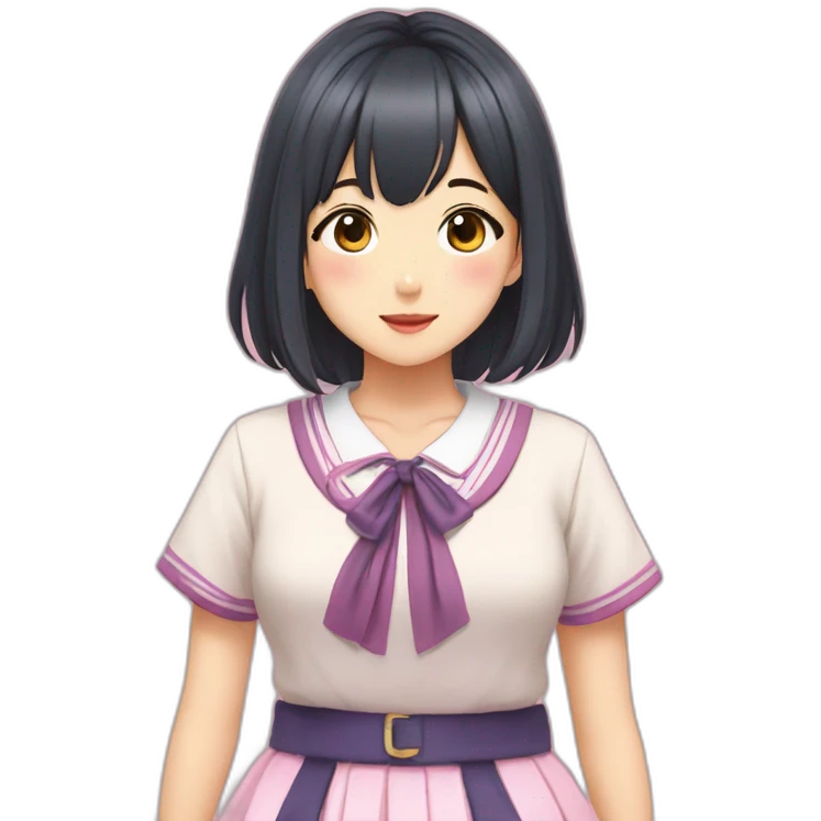 JK girl Kawaii seihuku emoji