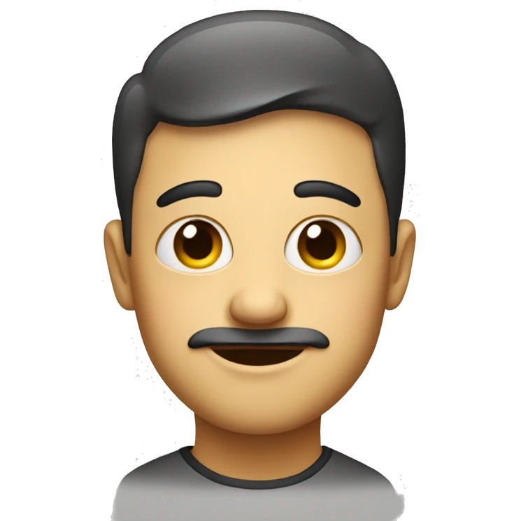 An iPad with a face emoji