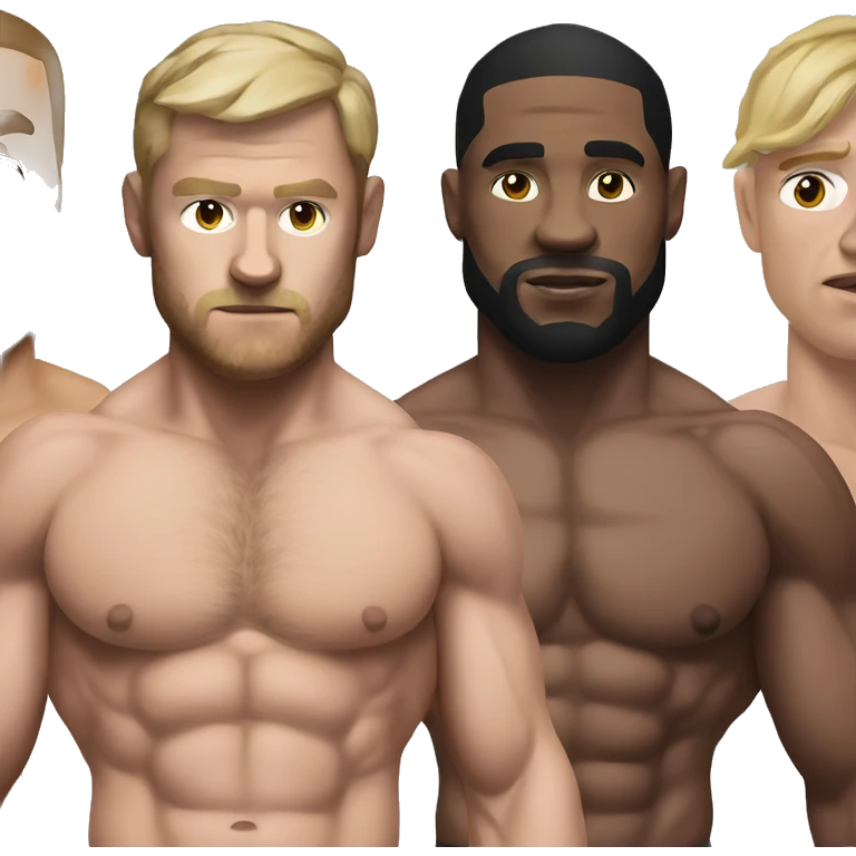 Life like ufc fighter with big muscles  emoji